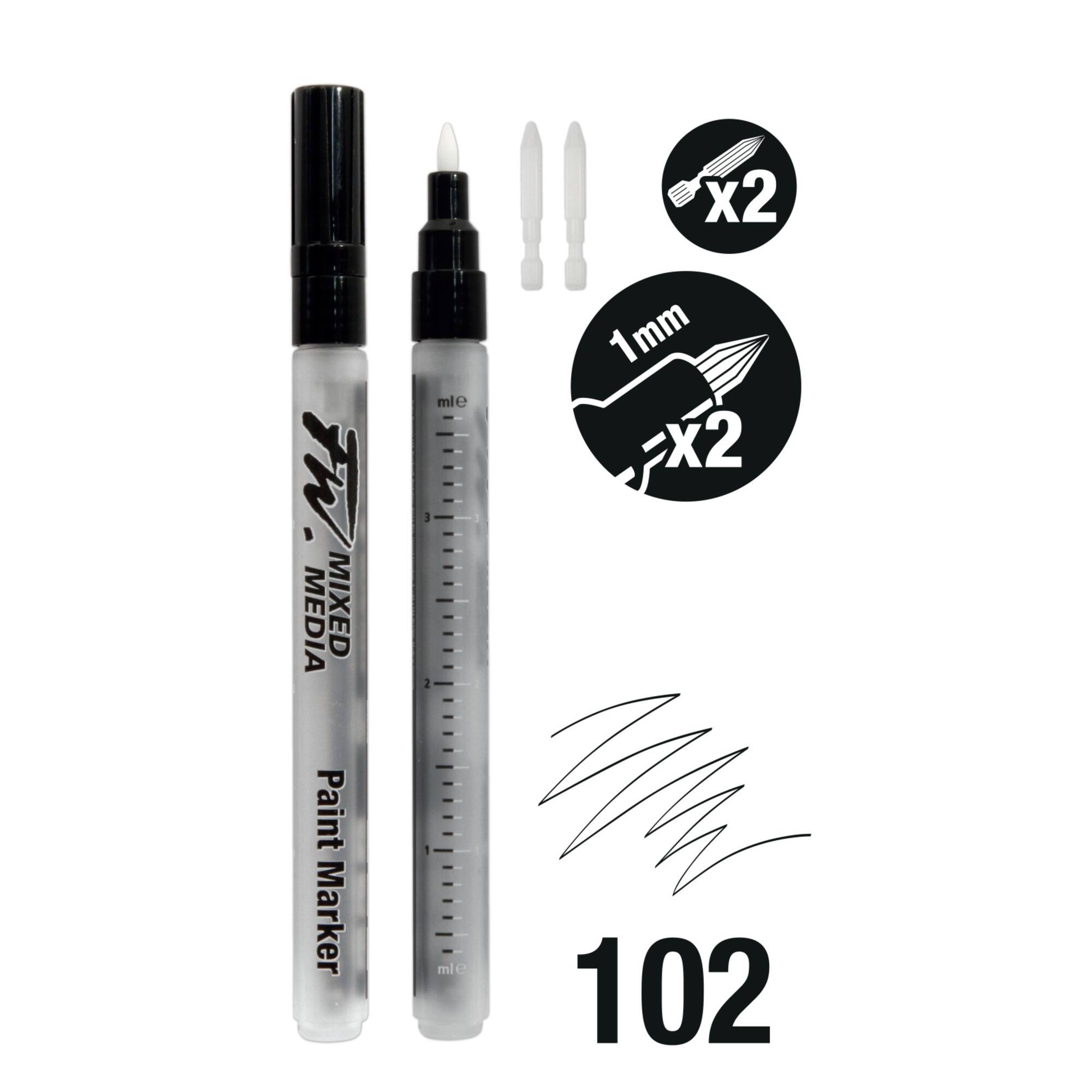 Daler-Rowney® 102 Small 2 FW Empty Paint Marker Set